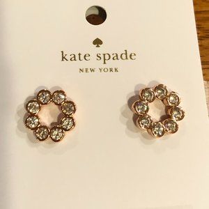 Kate Spade Full Circle Rose Gold Earrings